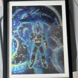 Holographic Dragon Ball Super Print With Frame 