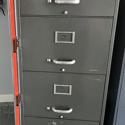 Heavy-Duty 5-Drawer Steel Filing Cabinet – Extra Deep Industrial Storage