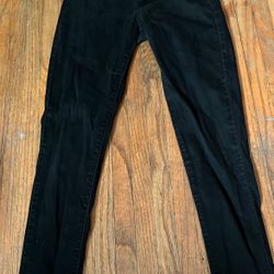 All Black Levi Denim Jeans 