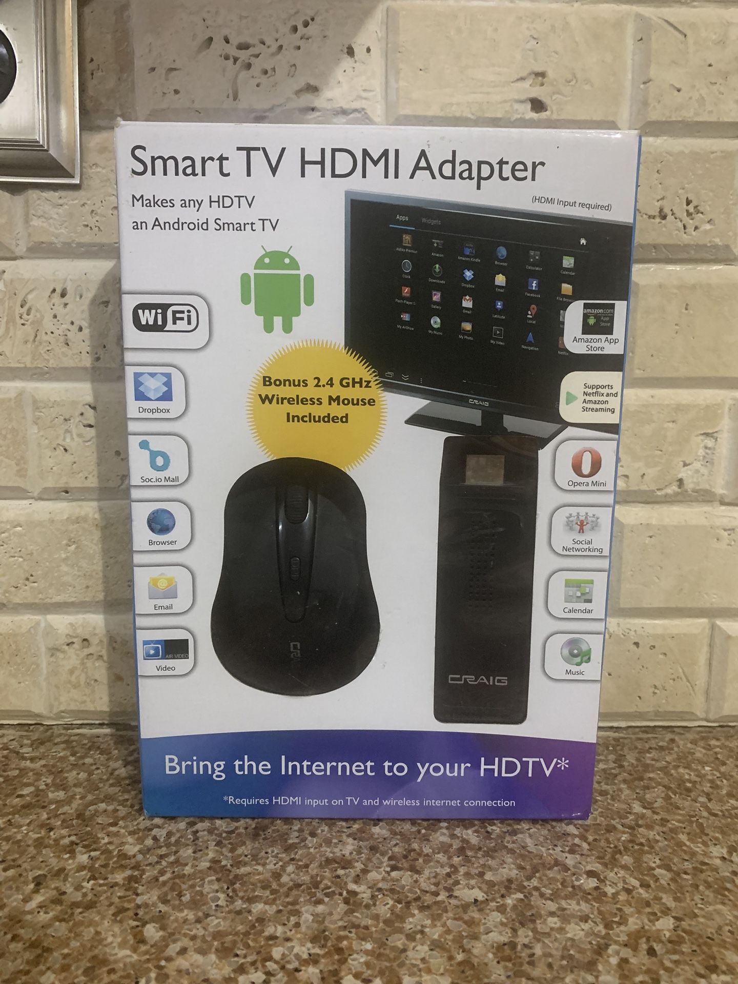 Craig Smart TV HDMI Adapter BNIB