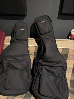 Double gig bags new unused guitar and bass
