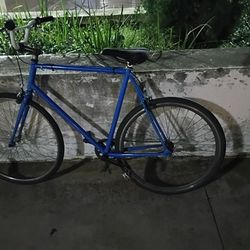 Road Bike With BMX Style Handlebars 