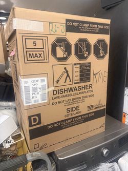 Brand new GE 24” black dish washer