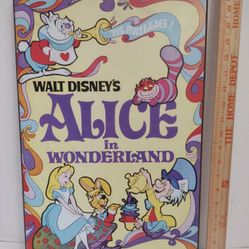 Alice In Wonderland Photo Plaque