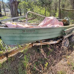 2 Sailboats A Dixie Boat With Outboard And A Jeep Cherokee 2 Door All Need Some Work The Jeep Runs Which Has A Newer 360 80's Motor 