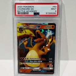 CHARIZARD GX 2020 POKEMON BATTLE ACADEMY #60 PSA 9 MINT