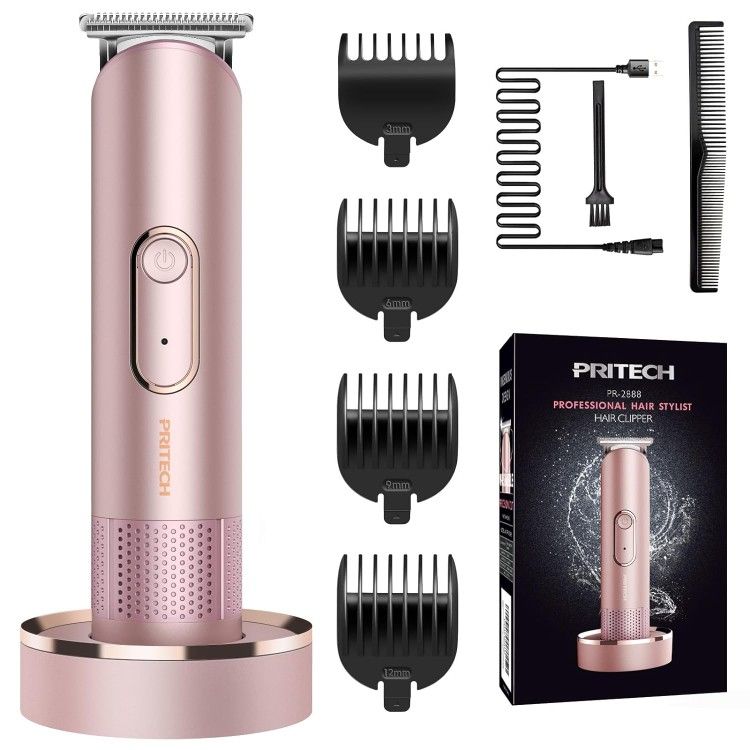 Bikini Trimmer for Women, Waterproof Pubic Hair Trimmer Women for Wet & Dry Use, Electric Shaver for Women, Women Electric Razor