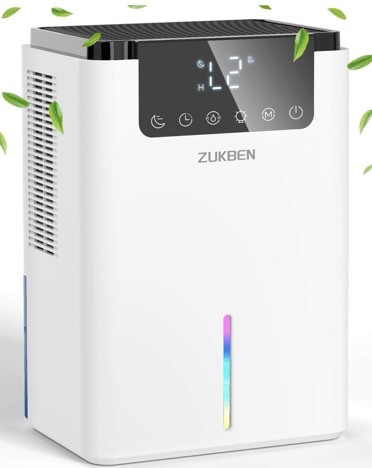 BRAND NEW 75oz Small Dehumidifier with 2 Dehumidification Modes, Auto Defrost,12 Timer, Portable Quiet Dehumidifiers