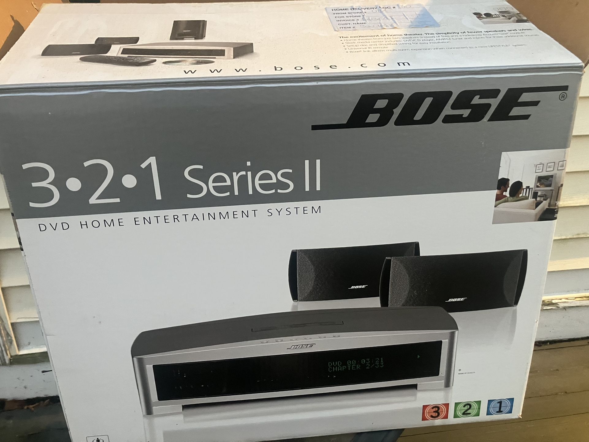 Bose Surround sound 3 2 1 Series II