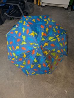Free! Little boys dinosaur umbrella - needs new velcro - Everett, Washington