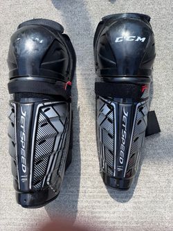 CCM Jetspeed FT350 Hockey Shin Pads 14”