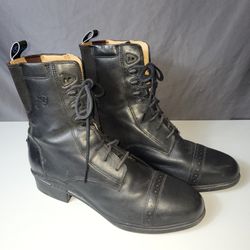 ARIAT Men's "Performer Pro Lace-Up" Black Boot Round Toe Size 12D