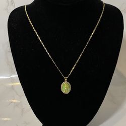 San Judas Necklace (14k Gold Plated)