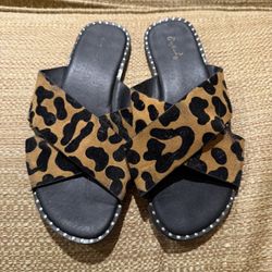 Leopard Sandals 