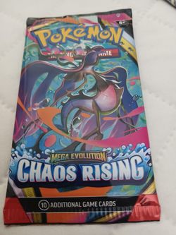 Pokemon Chaos Rising unopened pack