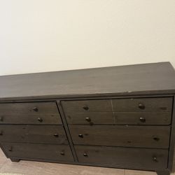 Intentionally Distressed Grey Dresser
