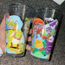 McDonald’s Collector Cups (Shrek & Jurassic Park) – Set of 2