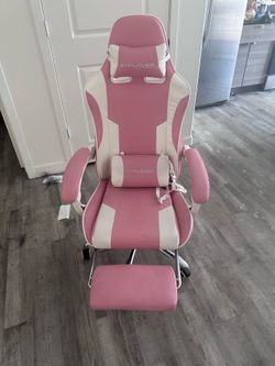 GTPLAYER Ergonomic Gaming Chair w/ Reclining Swivel  Premium Spring C