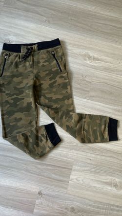 Boys Camo Jogger Sweatpants with Zip Pockets