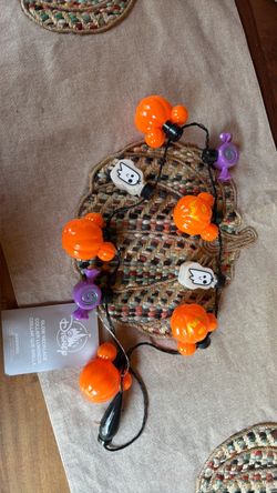 Disney Halloween Mickey/Ghosts/Candy Light up necklace