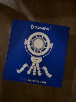 SweetFull S561 Portable Stroller Fan - USB Rechargeable - Used