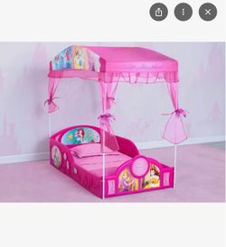 Princess Frame bed mattress and bed sheets