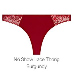 No show lace thong