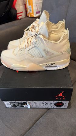 Off White Jordan 4 “sail”