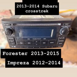 OEM 2013-2014 Subaru Crosstrek  Radio 