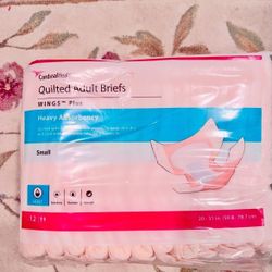 One New Pack Of Adult Diapers size small