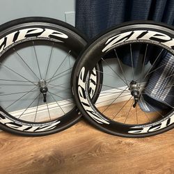 ZIPP Triathlon Ironman Race Wheels 808 Tubular Wheelset 700c zip(RARE)