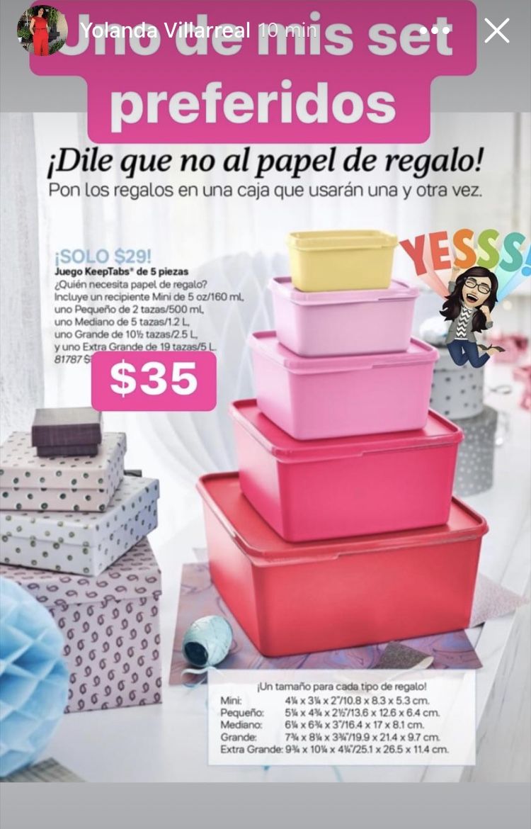 Tupperware varias especiales