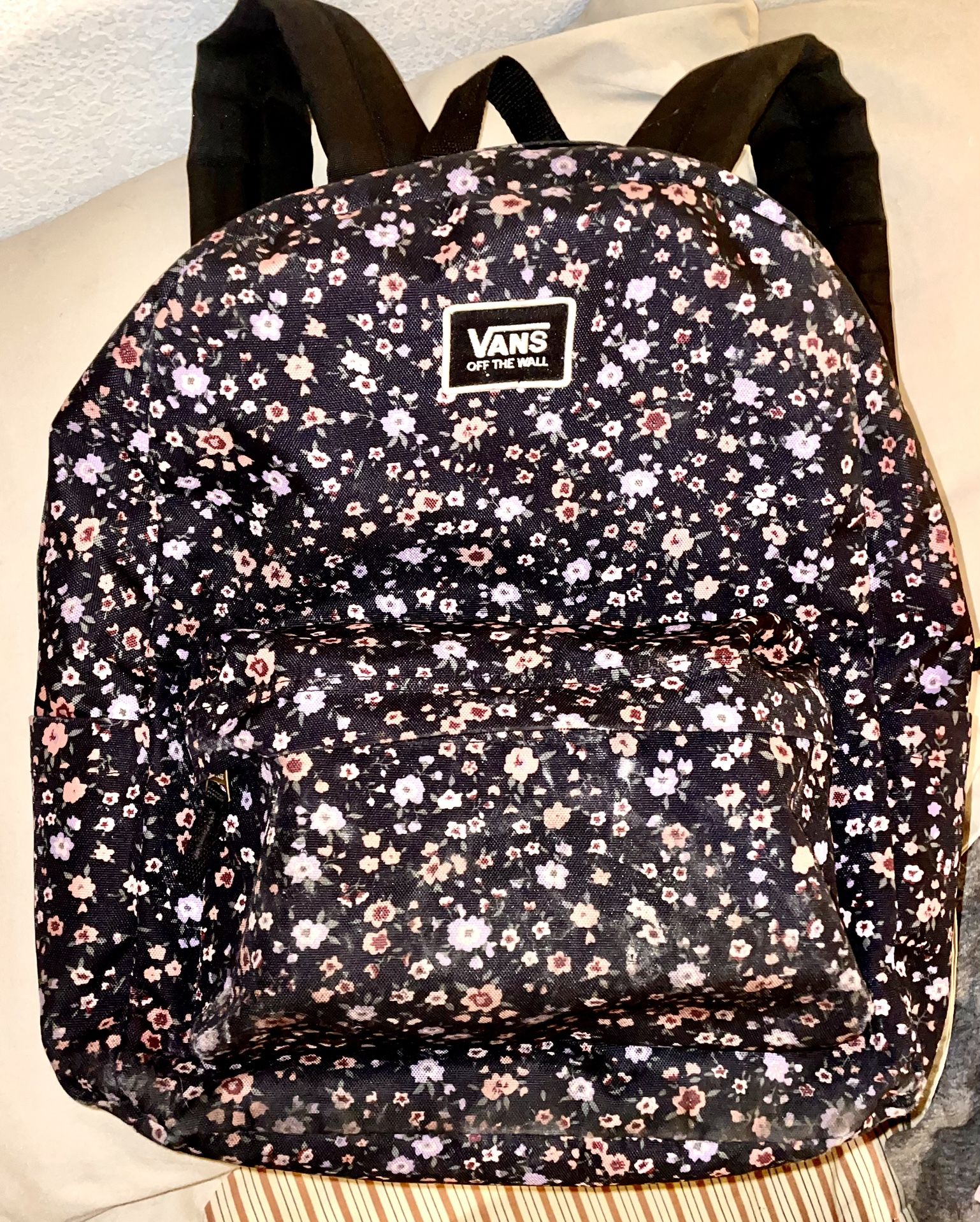 Vans Black/Floral Backpack