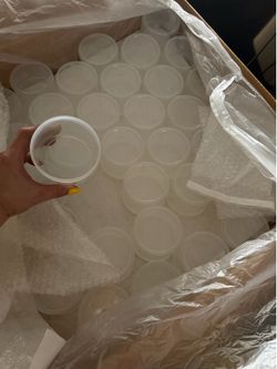 Bulk Plastic Jars + Dome Lids