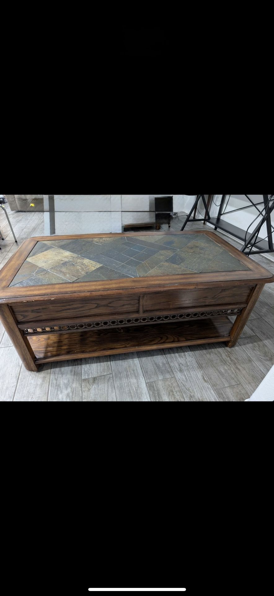 Coffee table and matching end table