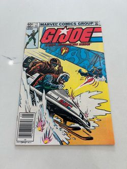 G.I. Joe A Real American Hero #11 (1983) 1st Print, Key: 1st App Snow Job & Airborn, VG Newsstand  Dirty around the letter G on the CVR A few Spine Ti