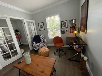 easy chair, desk and office chair , coffee table, sold together or separately.