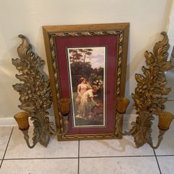 Home Interior Picture With Candle Holders