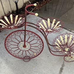 Flower pot holder outdoor decor