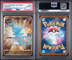Pokemon 2021 Mew 030/028 Full Art UR 25th Anniversary Collection Japanese PSA 10