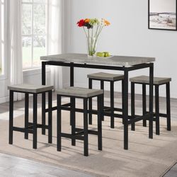 Counter Height Table With 4 Stool