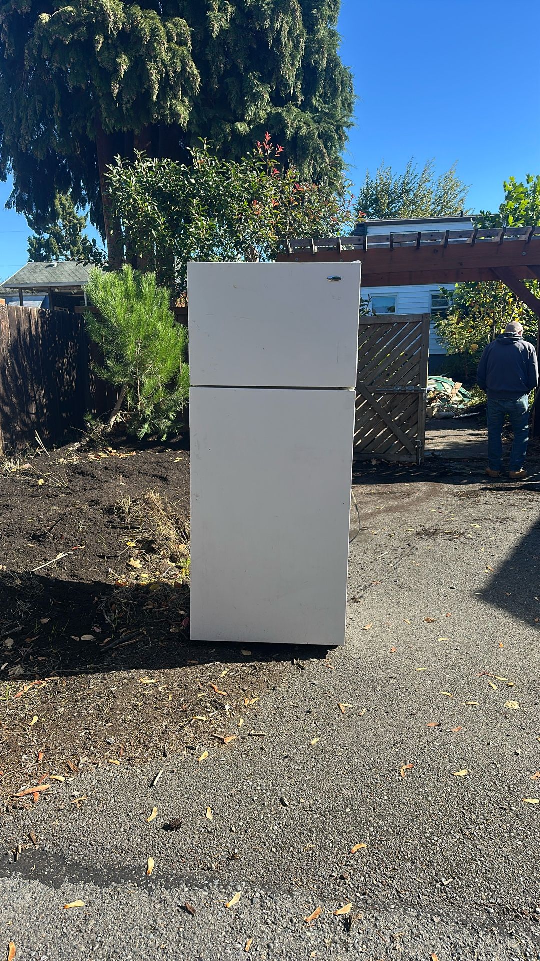 FREE fridge And Freezer. Works Great.