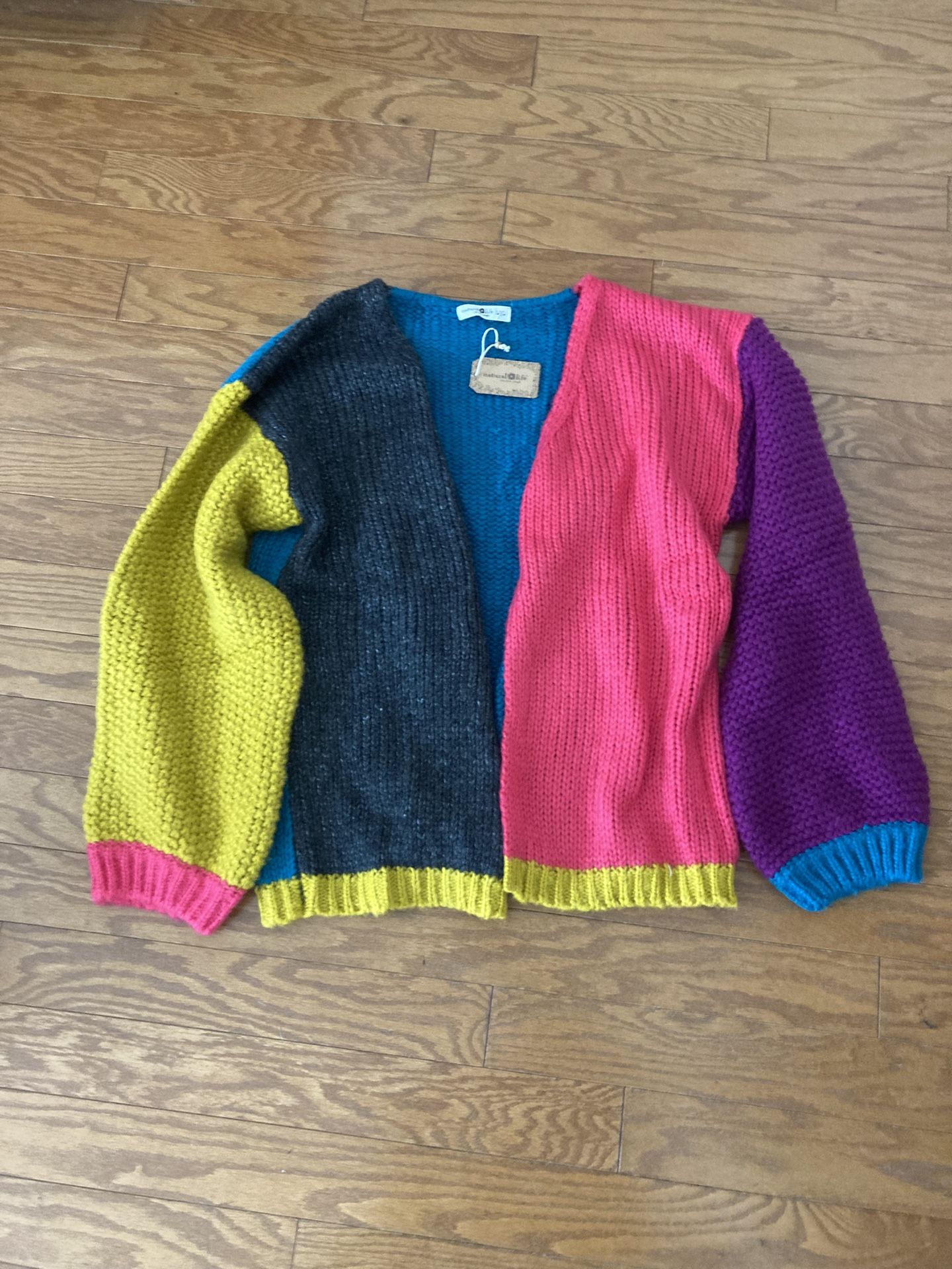 Natural Life color block Cardigan