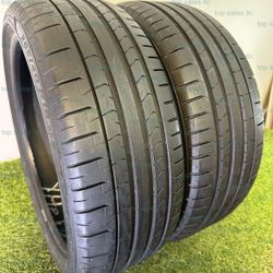 U184  205 40 18 86W  Pirelli Pzero Run Flat  2 Used Tires 60% Life 