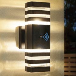 Motion Sensor Outdoor Wall Light Fixture 