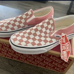 Vans Slip on Women’s Rosette/White Checkered 
