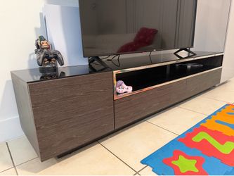 Vancouver Dark Grey 86” tv stand