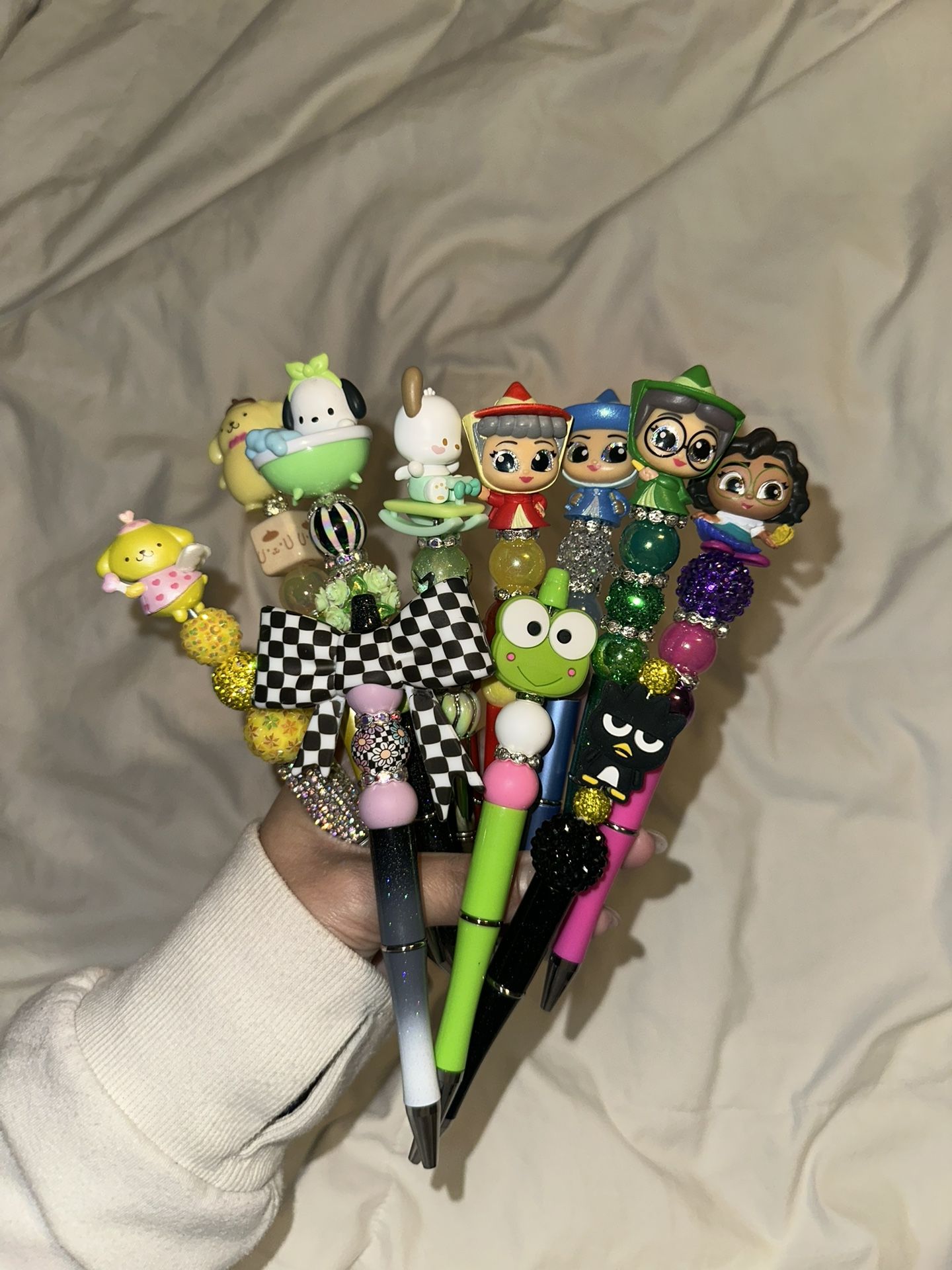 Assorted Sanrio And Disney Beaded Pens