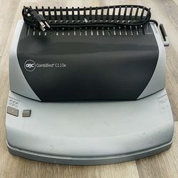 Electric Book Comb Binding Machine – GBC CombBind C110e (Great for Teachers / Office / Small Business)