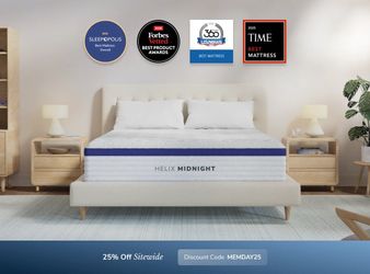 KING Helix Midnight Mattress - Like New!